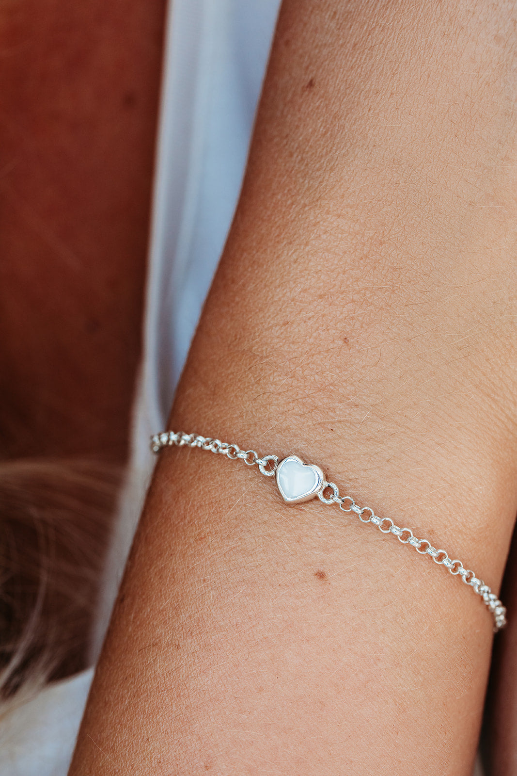 Heart Bracelet - Silver