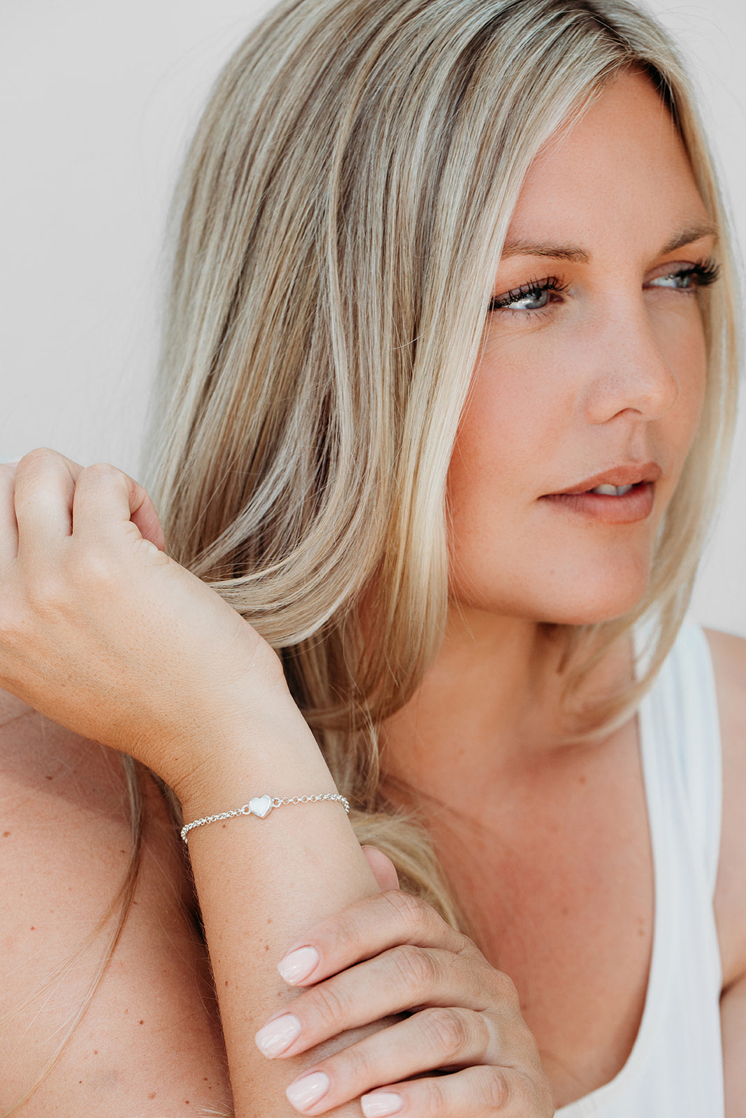 Heart Bracelet - Silver