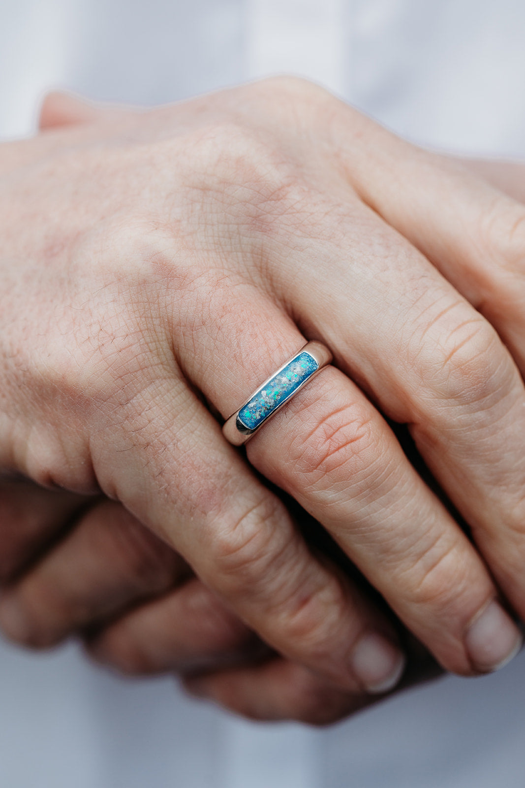 Men's Slim Channel Ring