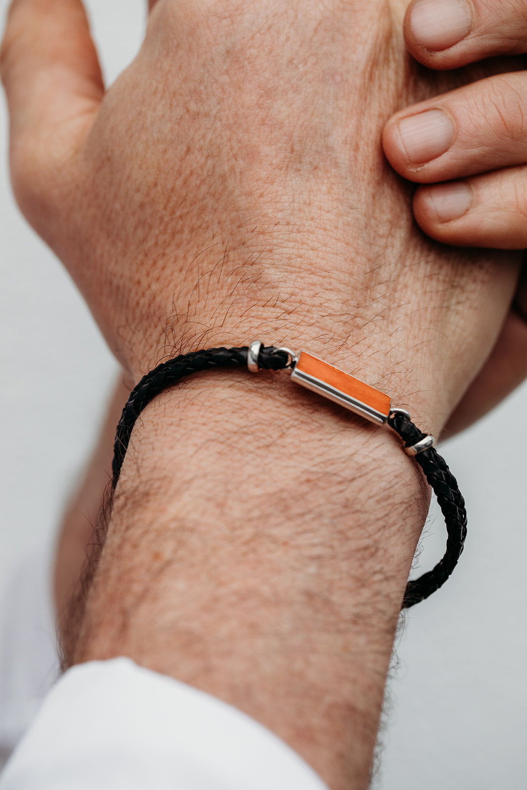 Men's Leather Bangle