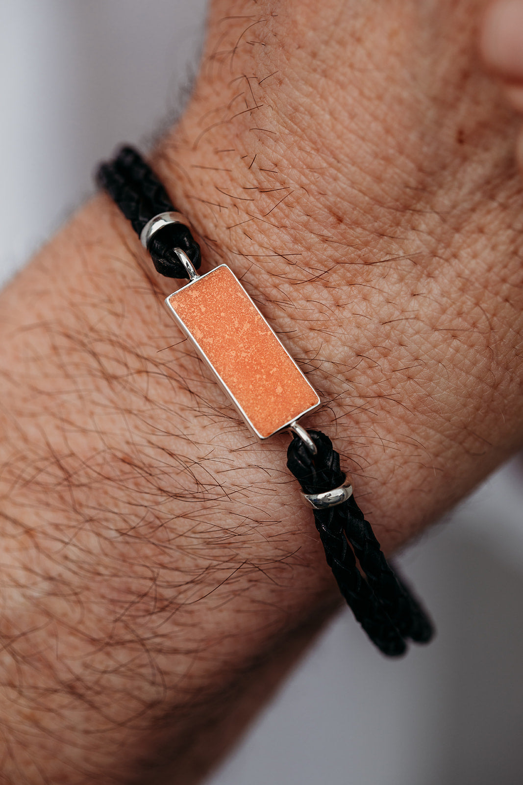 Men's Leather Bangle