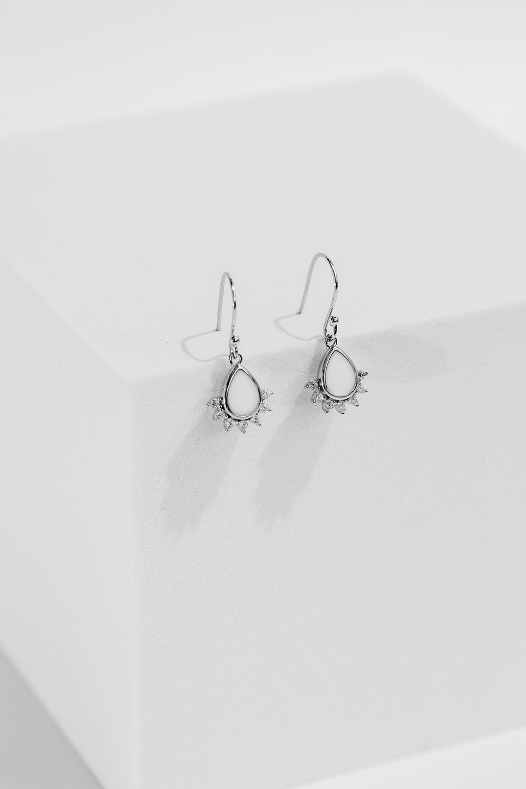 Half Sparkle Set - White Gold