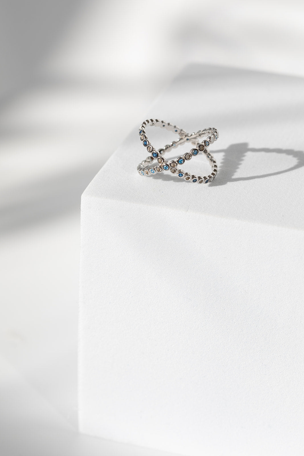 Joss Birthstone Ring - Platinum