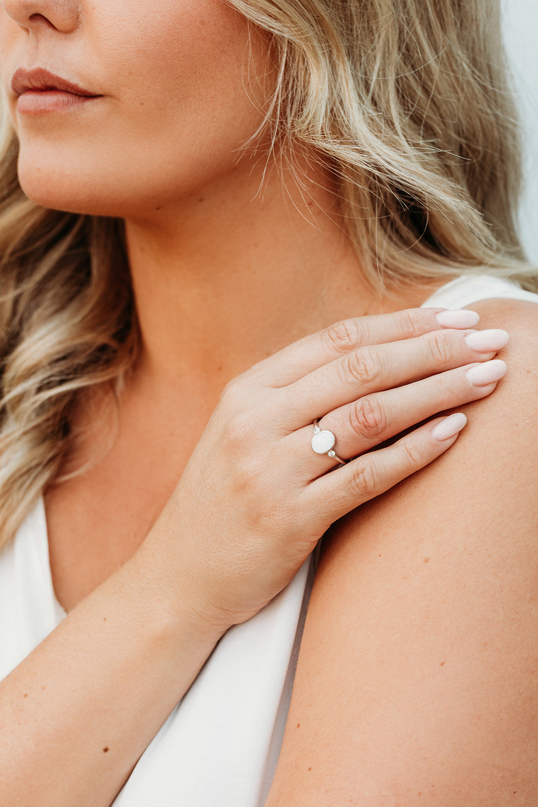 Breastmilk Stacker Top Ring - Silver