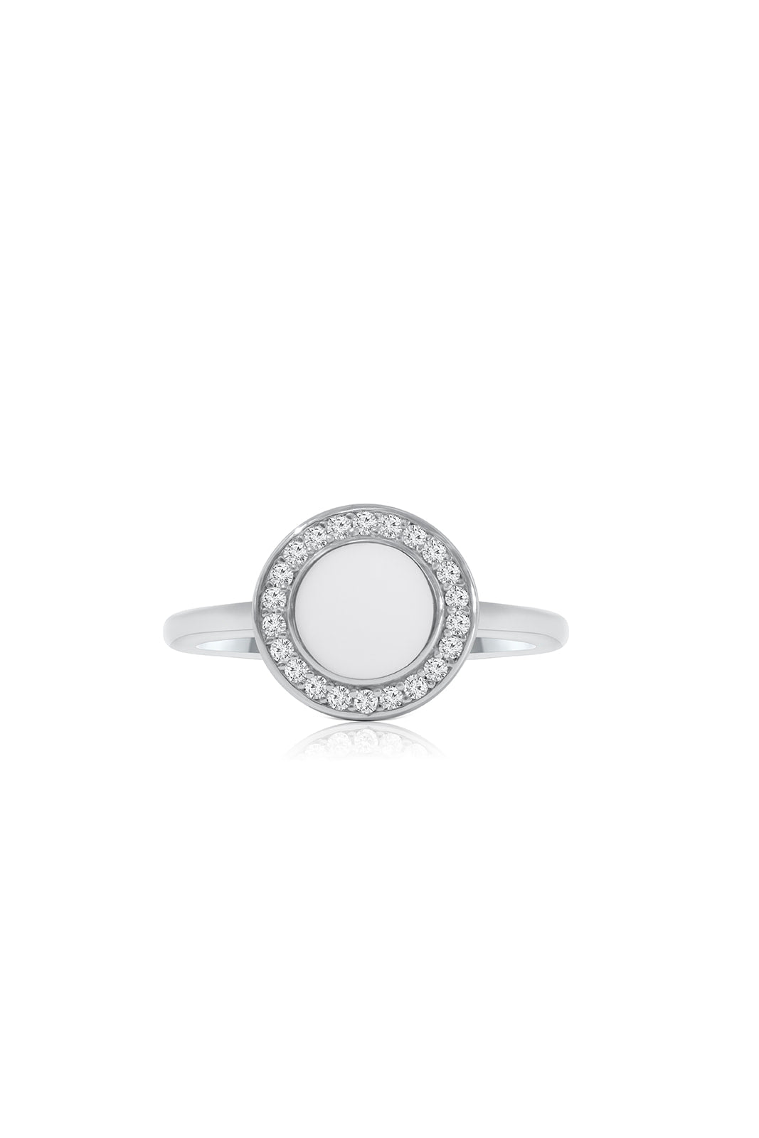 Breastmilk Halo Ring - Goddess - Silver