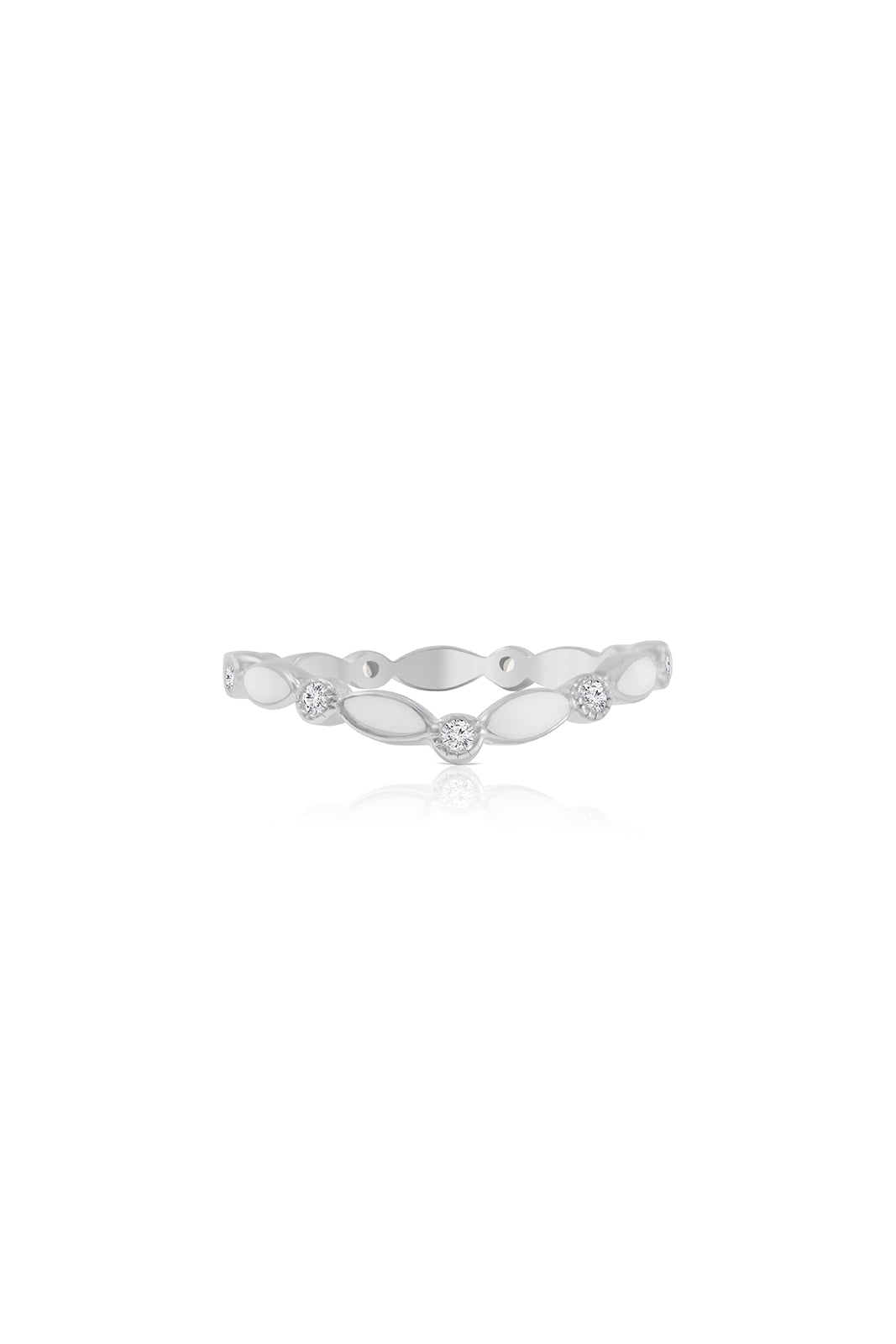 Breastmilk Eternity Band - Silver