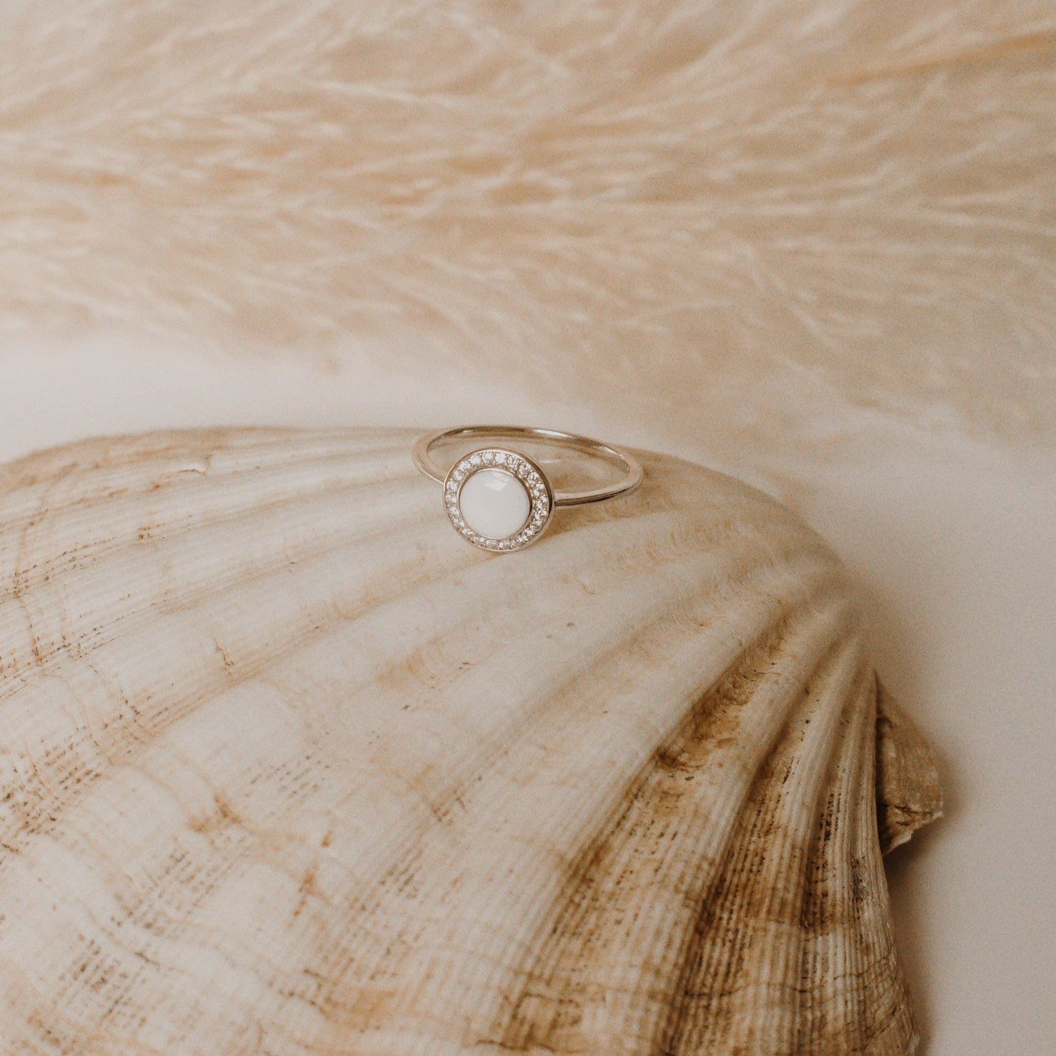 Breastmilk Halo Ring - Goddess - Silver