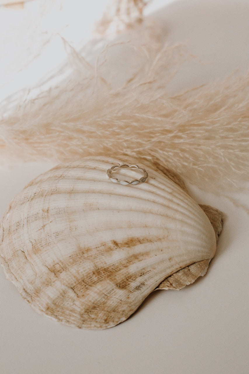 Breastmilk Eternity Ring - Silver