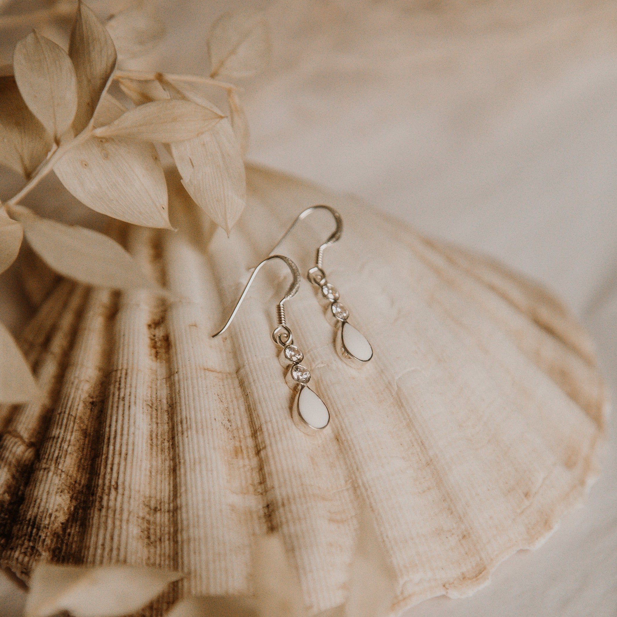 Breastmilk Teardrop Earrings