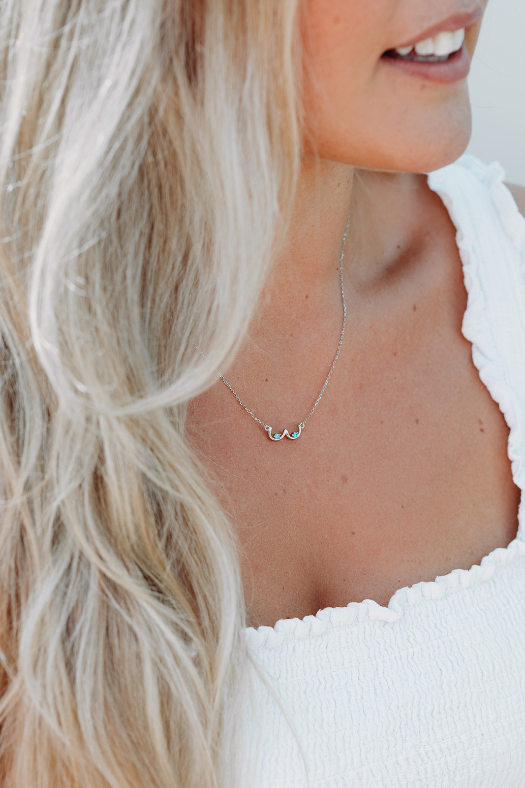 Boobie Birthstone Set - White Gold