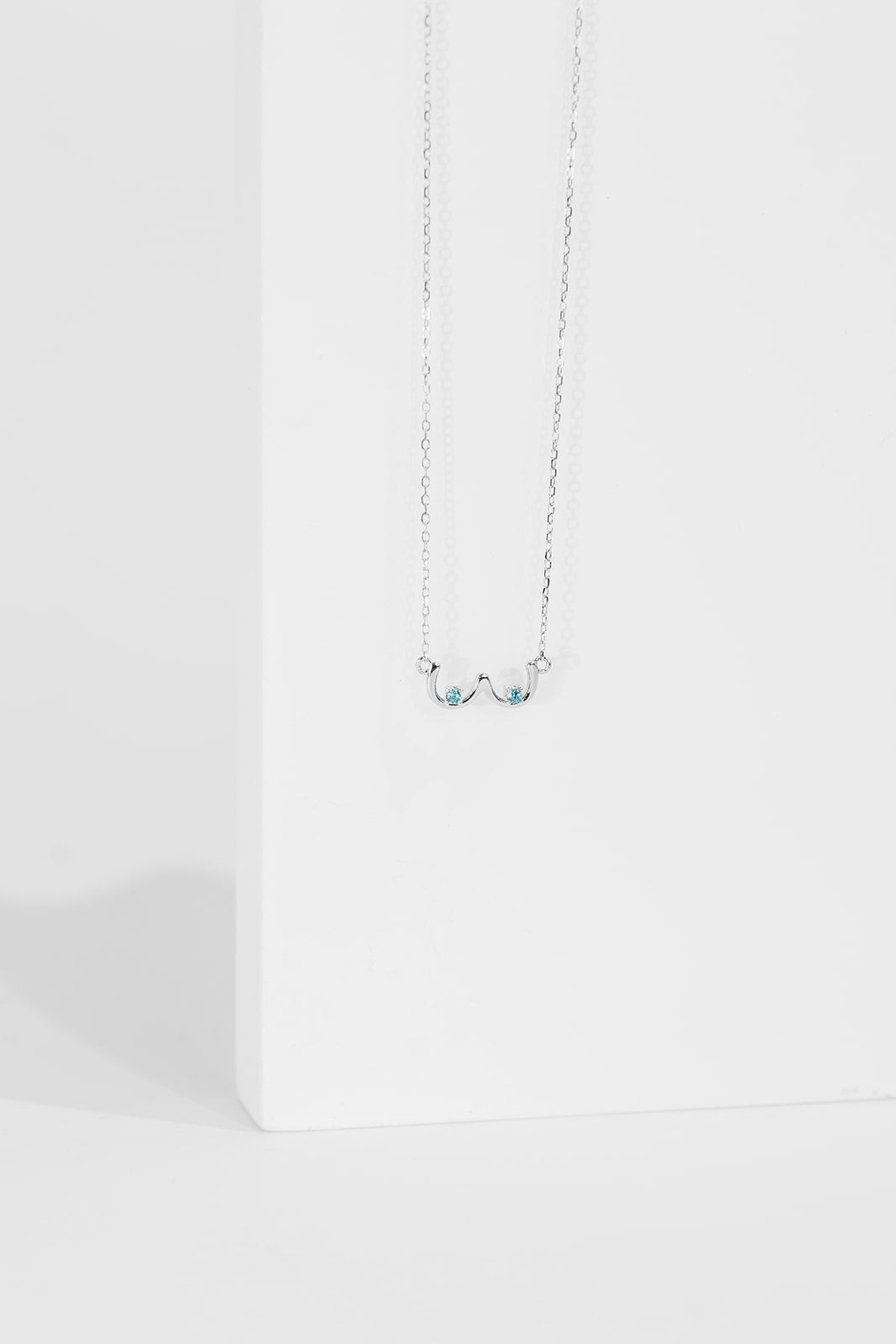 Boobie Birthstone Set - Silver