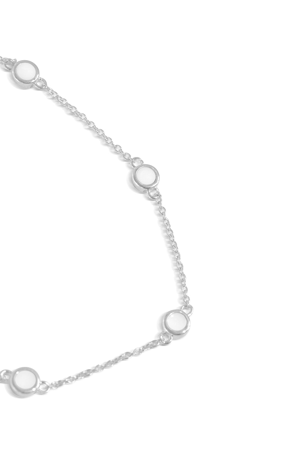 Dot Necklace - Silver