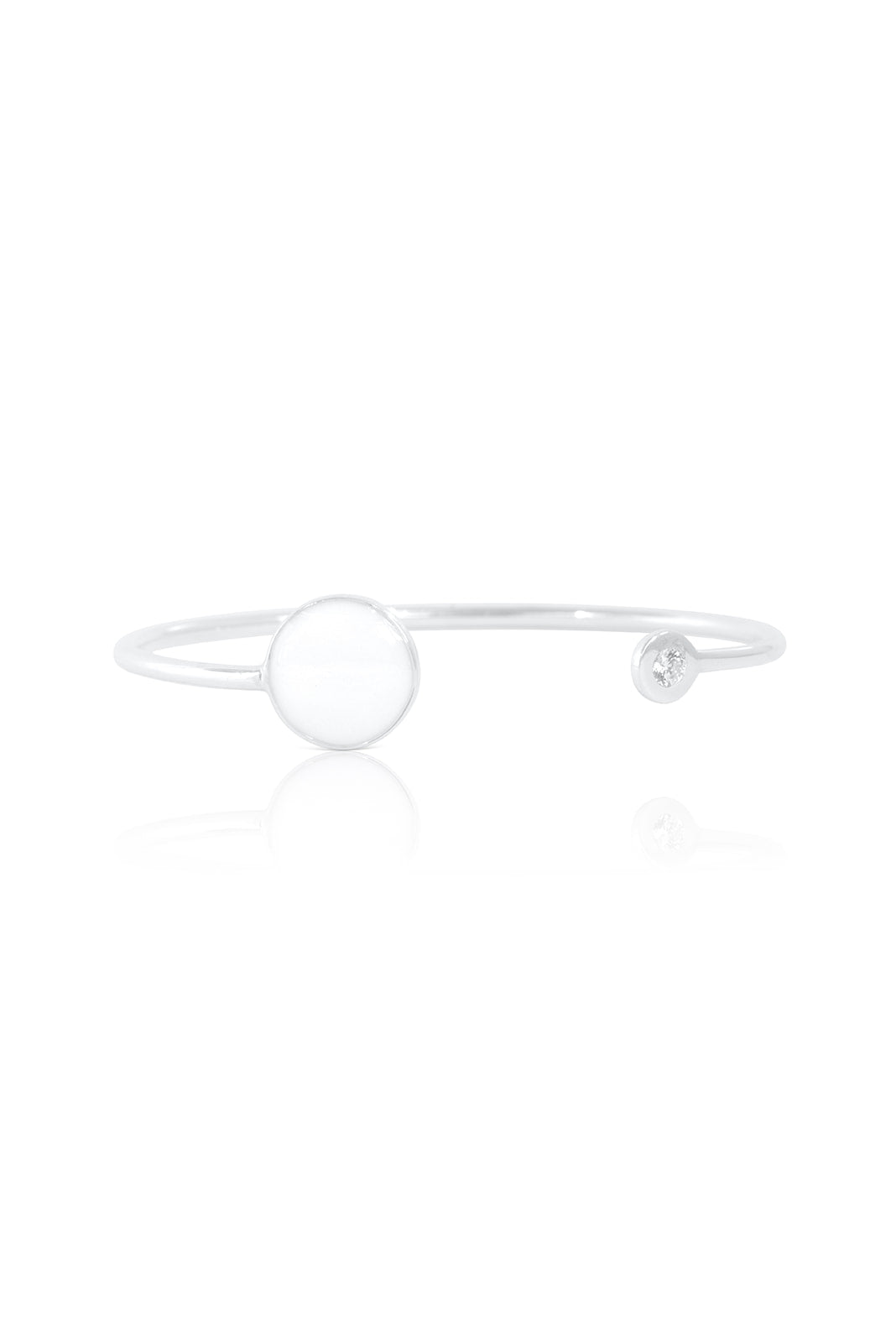 Pure Circle Bangle - Silver