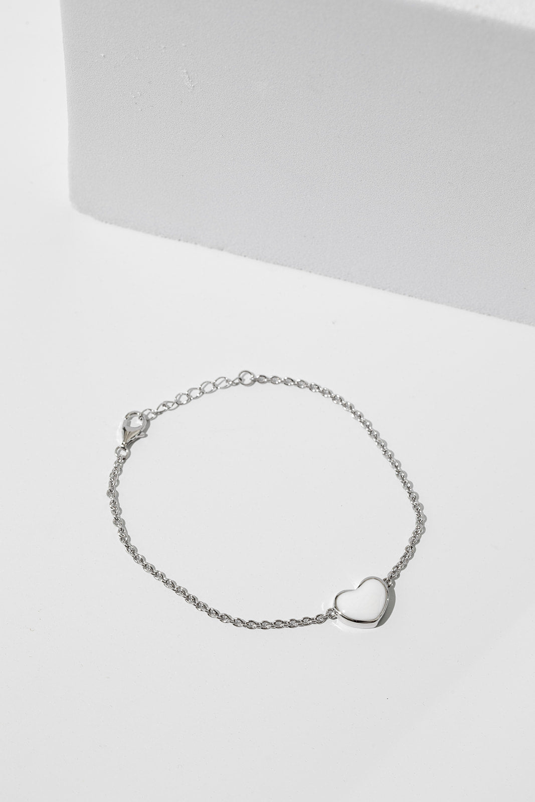 Heart strings bracelet - Platinum