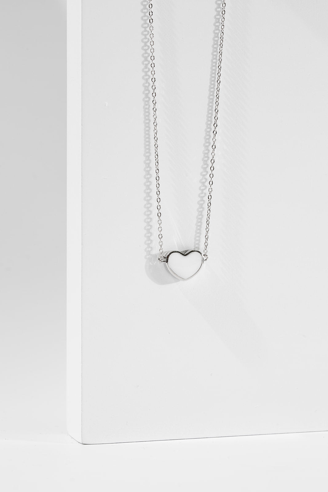 Heart strings necklace - Silver