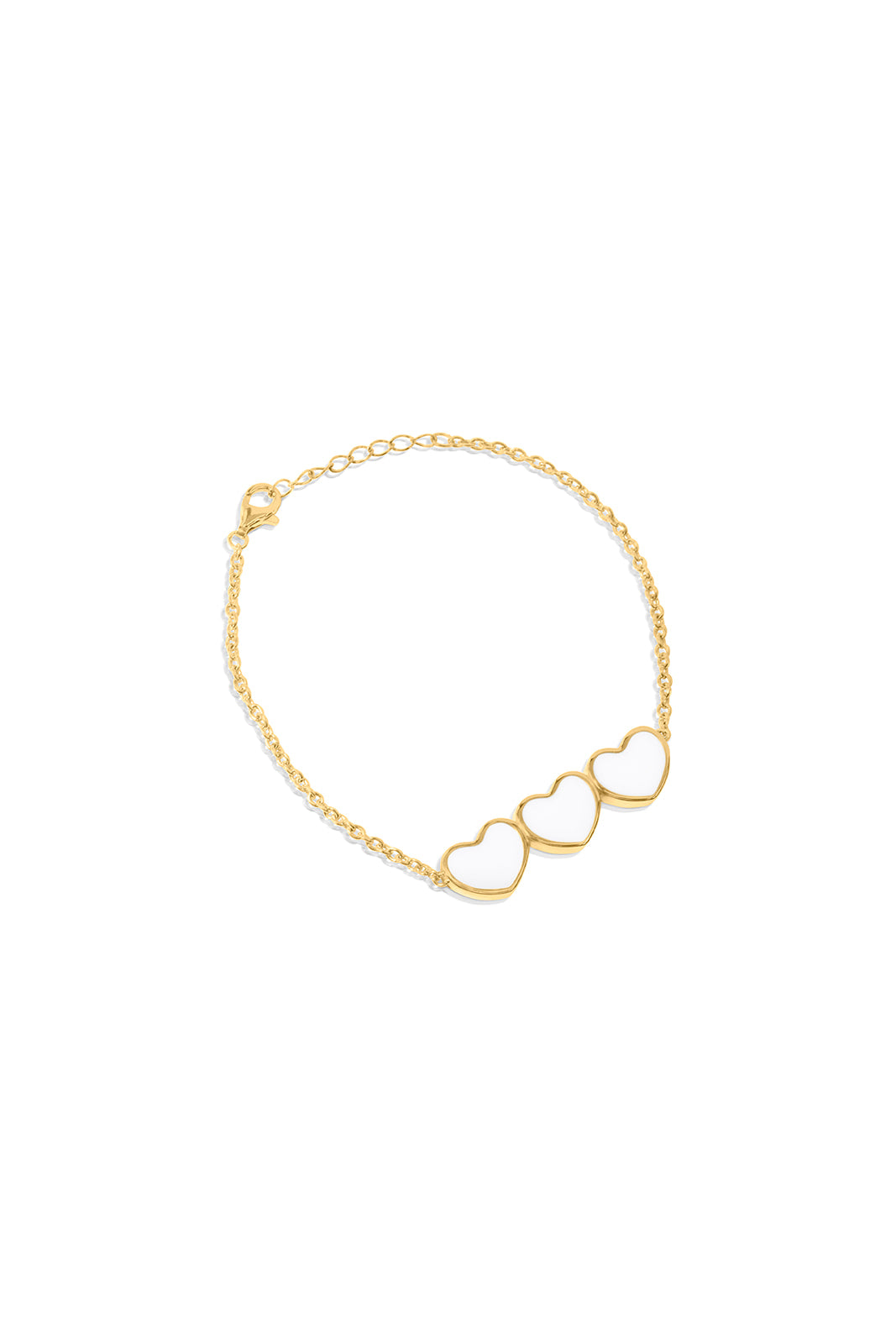Breastmilk Heart Bracelet - 9ct Gold