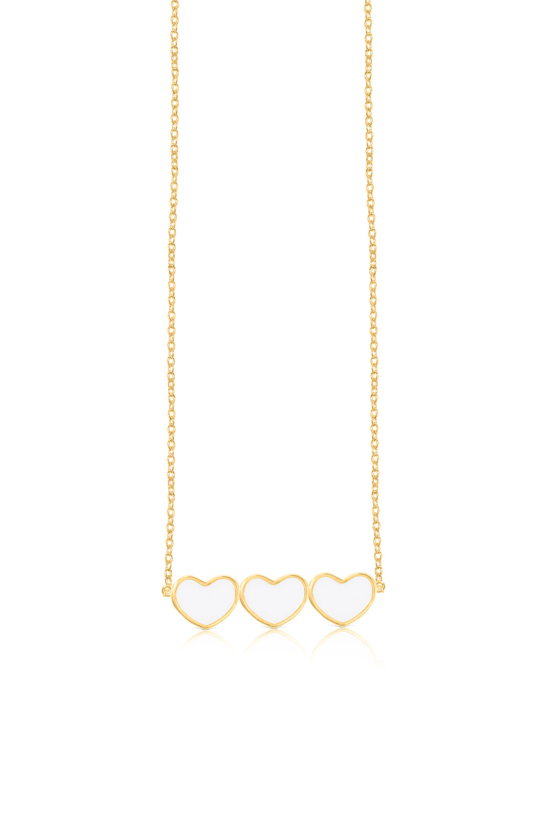 Heart strings necklace - Gold
