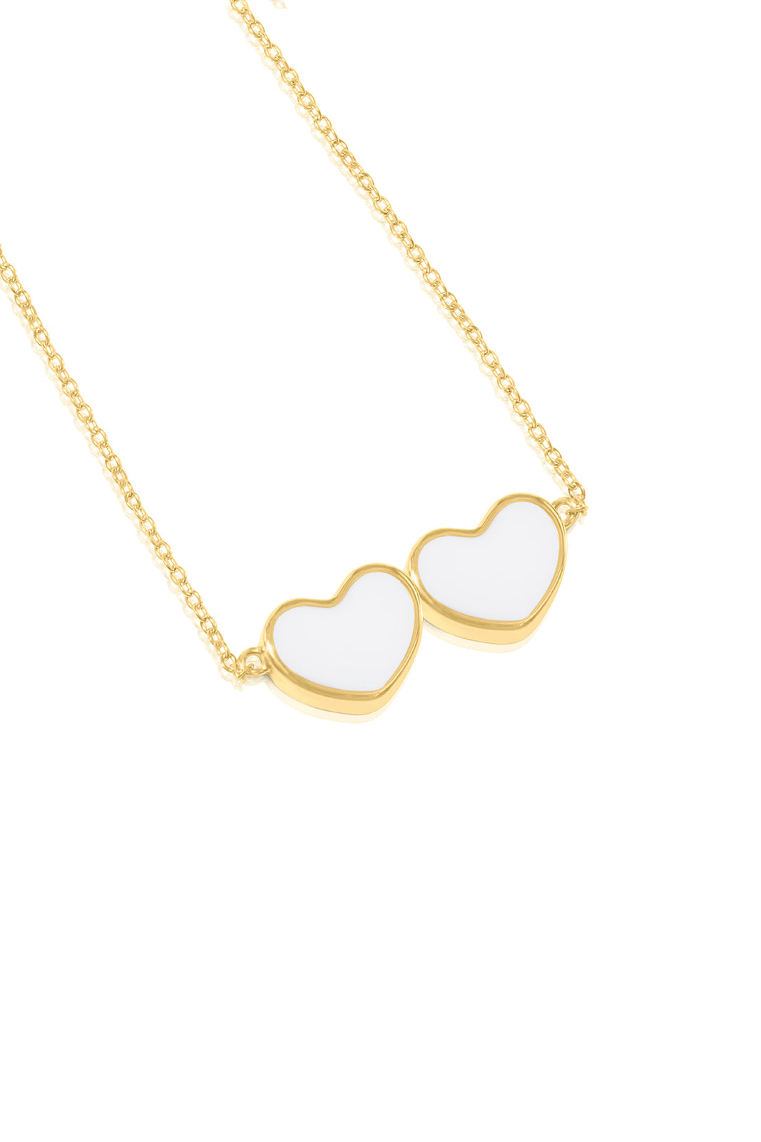 Heart strings necklace - Gold
