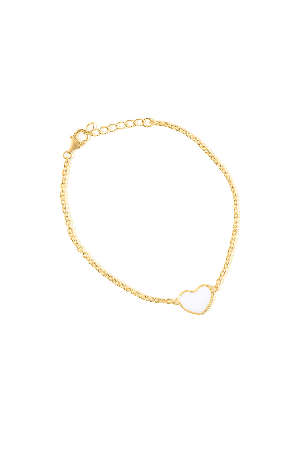 Breastmilk Heart Bracelet - 9ct Gold