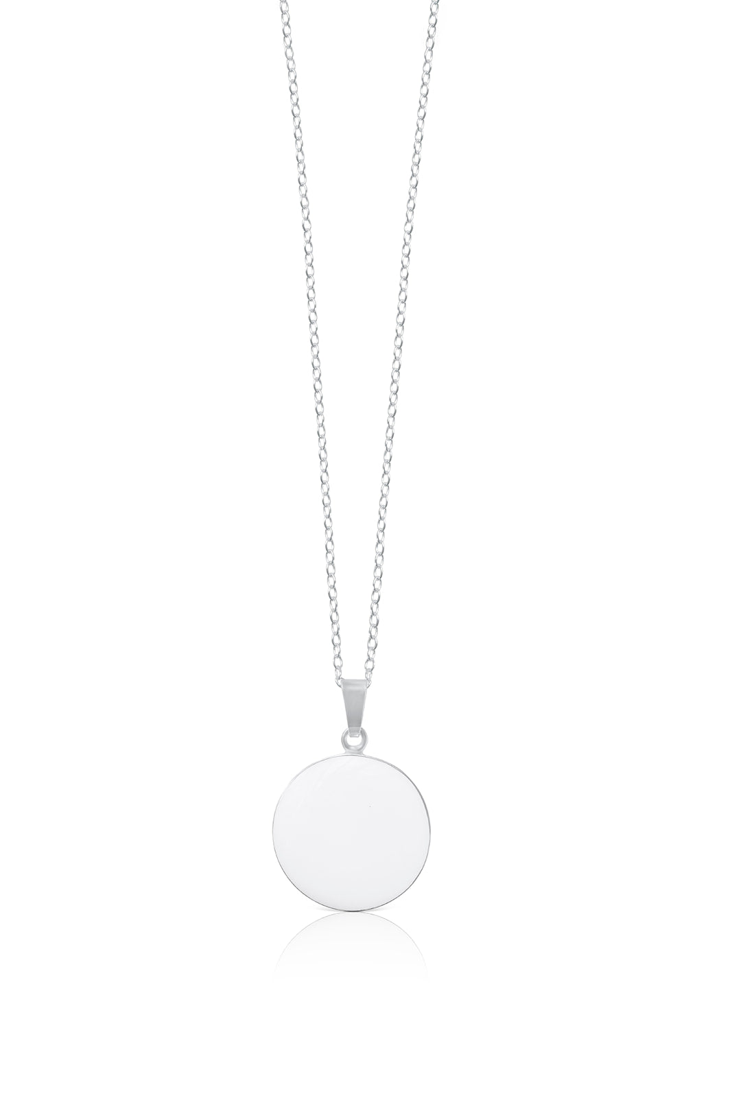Breastmilk Round Necklace Luna Pendant