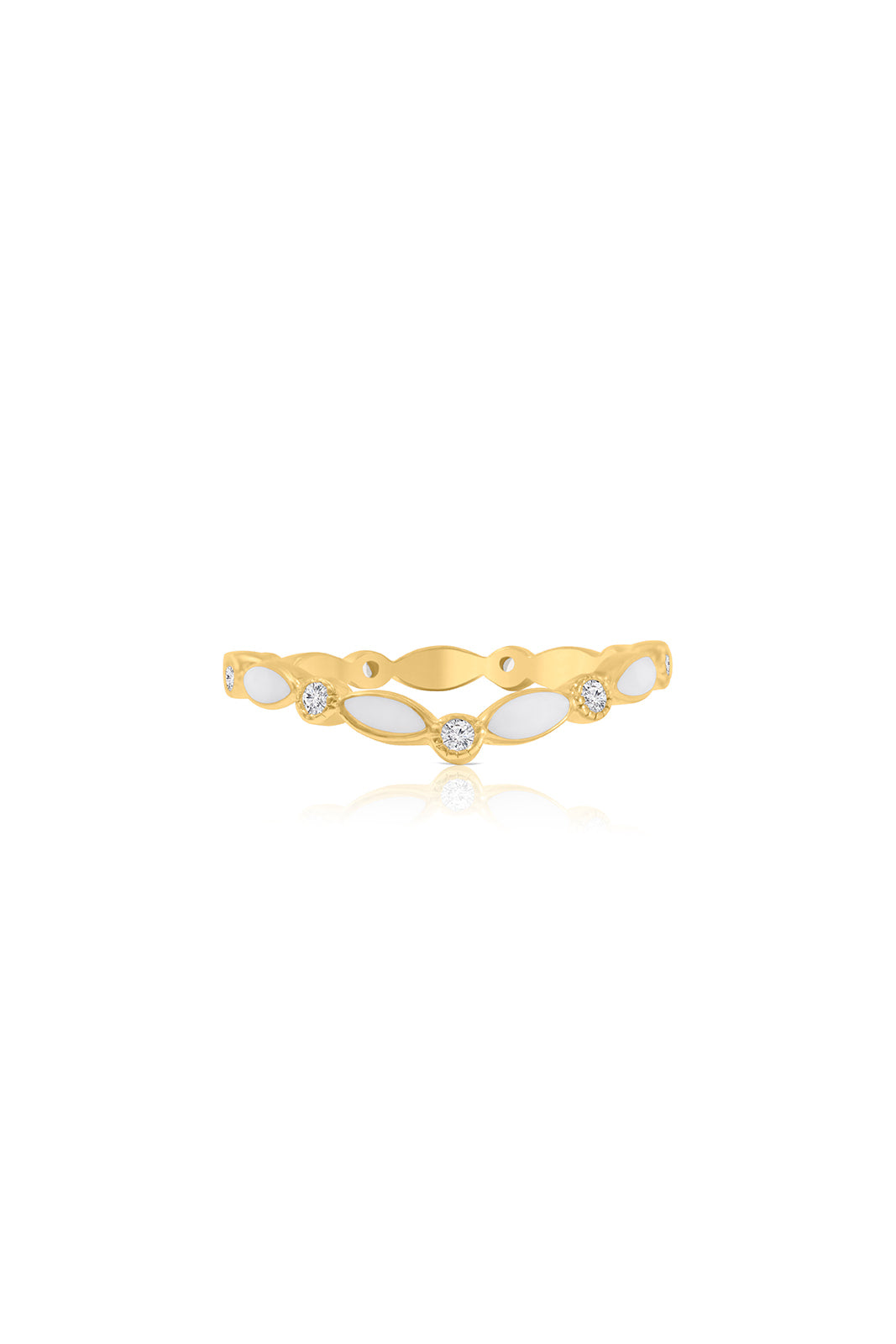 Breastmilk Eternity Band - 9ct Gold