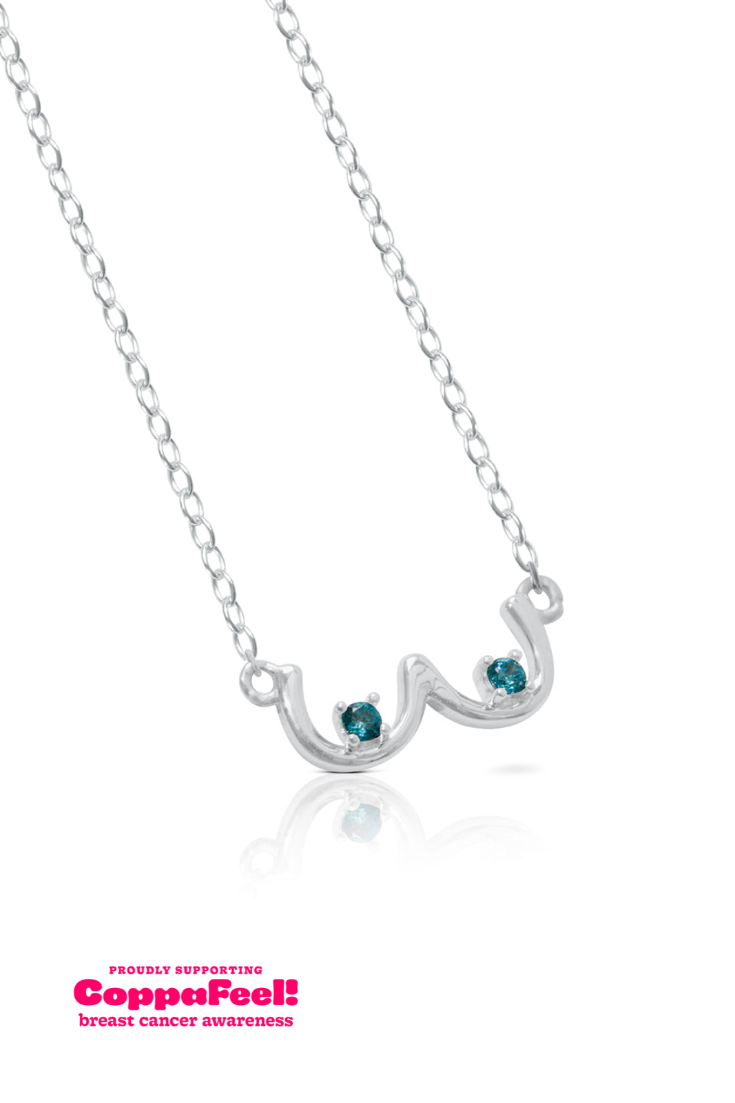 Boobie Birthstone Set - White Gold
