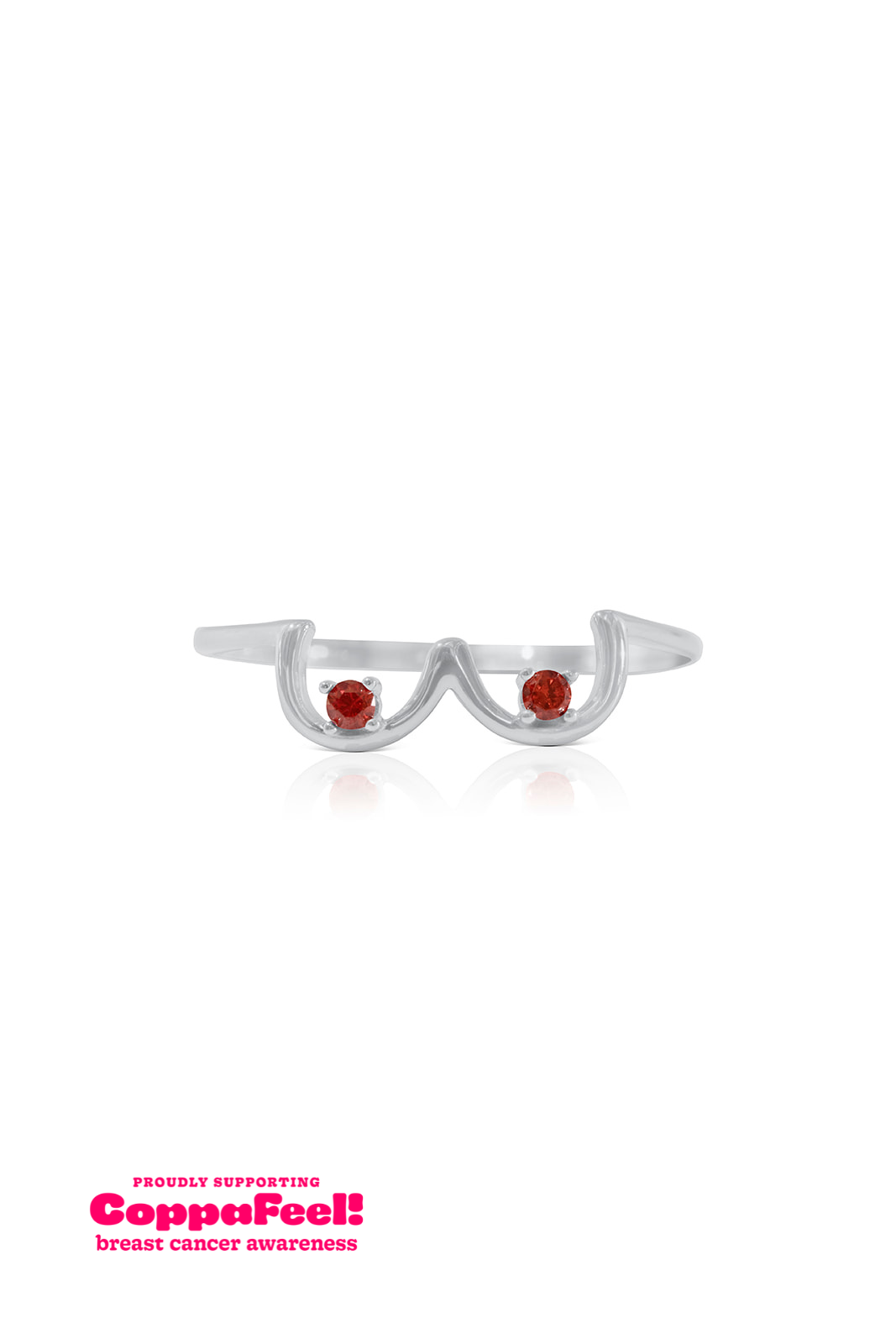 Boobie Birthstone Set - Silver