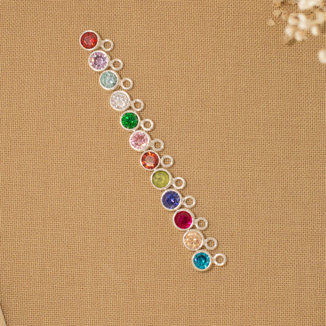 Boobie Birthstone Set - Platinum